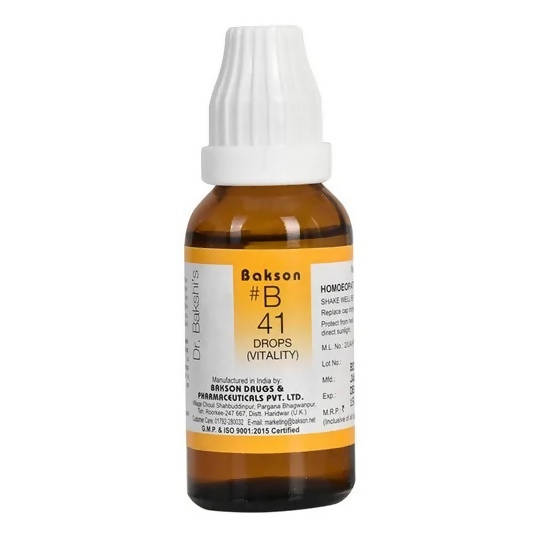 Bakson's Homeopathy B41 Drops | Grocsy