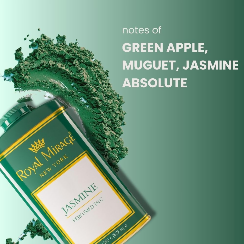 Royal Mirage Jasmine Perfumed Talc | Grocsy