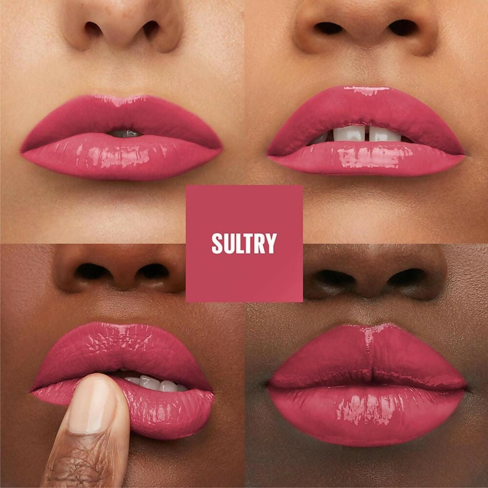 Maybelline New York Super Stay Vinyl Ink Liquid Lipstick, Instant Shine Lasts Up To 16H - Sultry | Grocsy