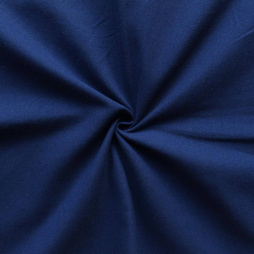 Airwill 100% Cotton Solid Pattern 2 Seater Square Table Cover - Blue | Grocsy