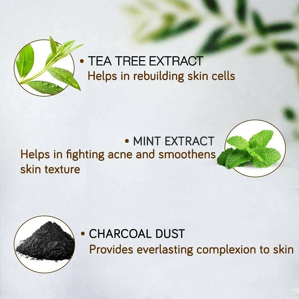 NutriGlow NATURAL'S Bamboo Charcoal Face Pack | Grocsy