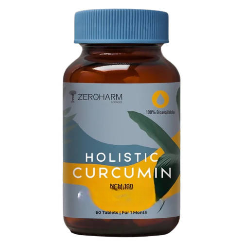 Zeroharm Holistic Curcumin with Piperine Tablets | Grocsy