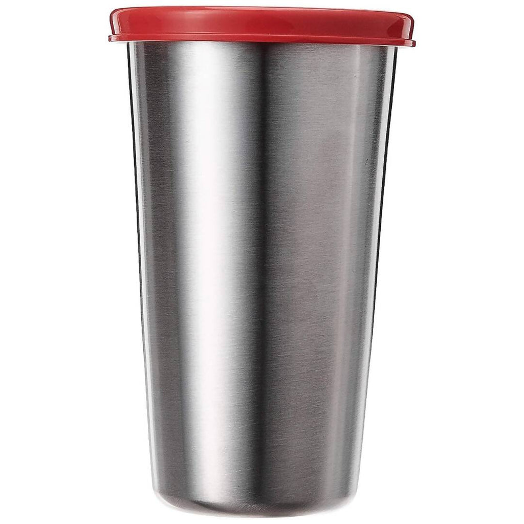 Signoraware Stainless Steel Tumbler with Lid - 370ml | Grocsy