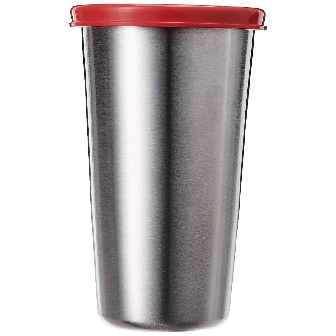 Signoraware Stainless Steel Tumbler with Lid - 370ml | Grocsy