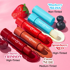 Dot & Key Barrier Repair Hydrating Lip Balm SPF 50 With Ceramides & Peptides Cherry Crimson | Grocsy