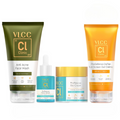 VLCC Clinic Acne Control Regime CSMS (Cleanser, Serum, Moisturizer, Sunscreen) For Acne Care Combo | Grocsy