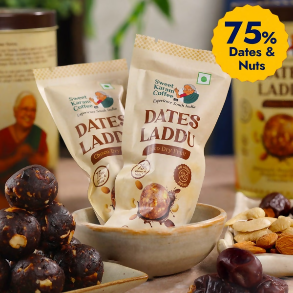 Sweet Karam Coffee Dates Laddu (Choco Dry Fruit) | Grocsy