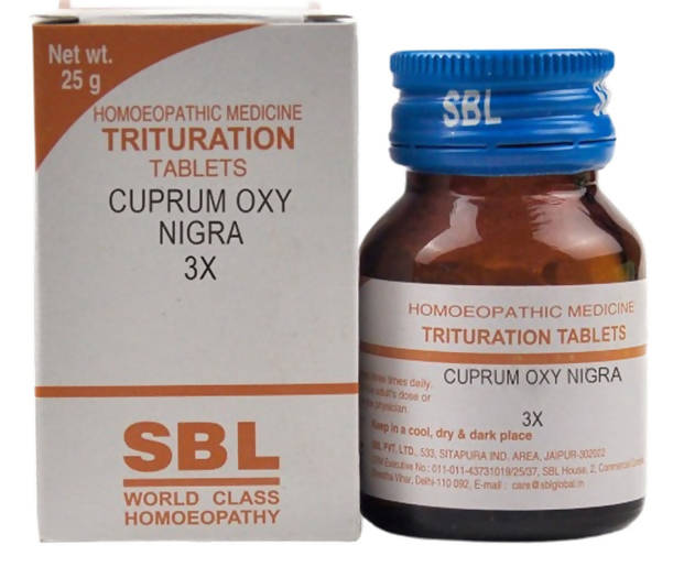 SBL Homeopathy Cuprum Oxy Nigra Trituration Tablets | Grocsy