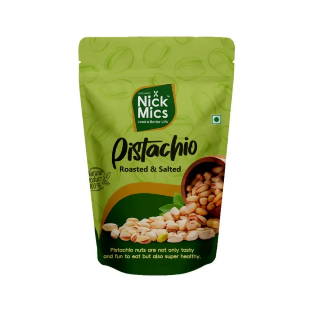 Nickmics Roasted & Salted Pistachio | Grocsy