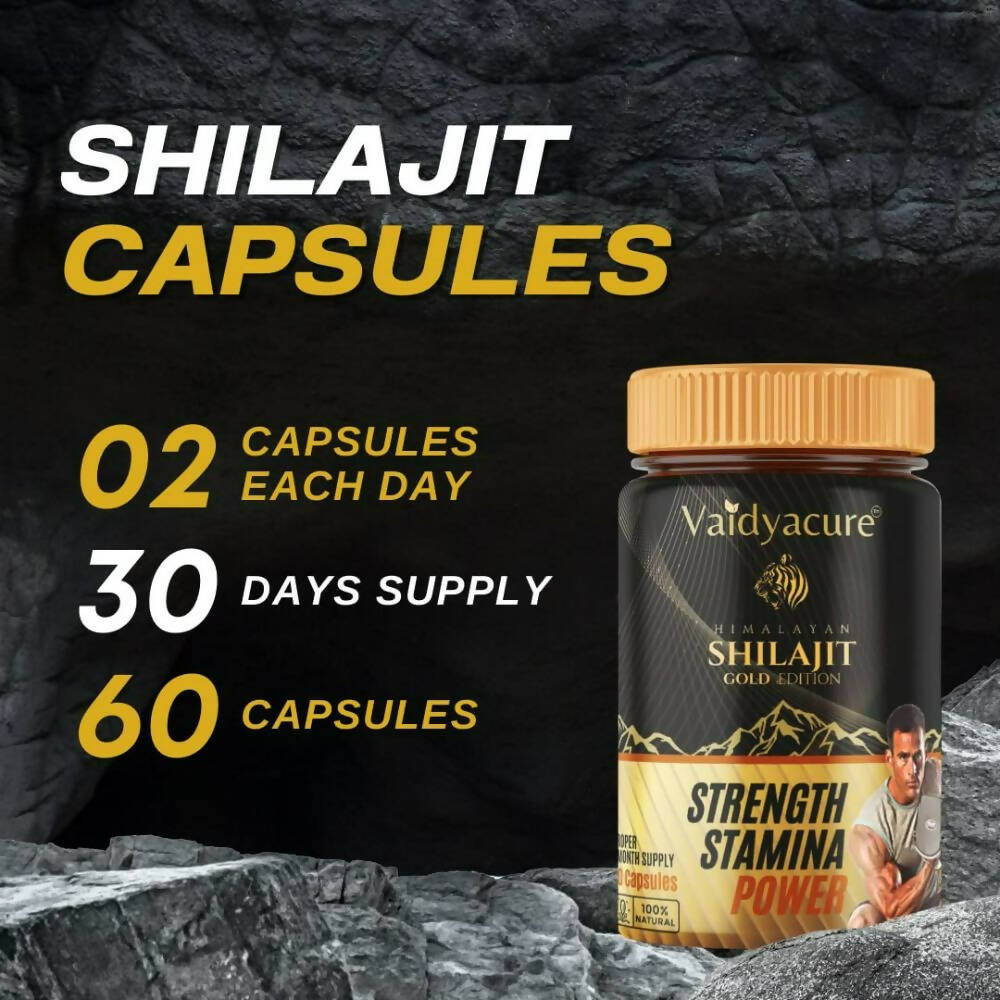 Vaidyacure Himalayan Sj Capsules | Grocsy