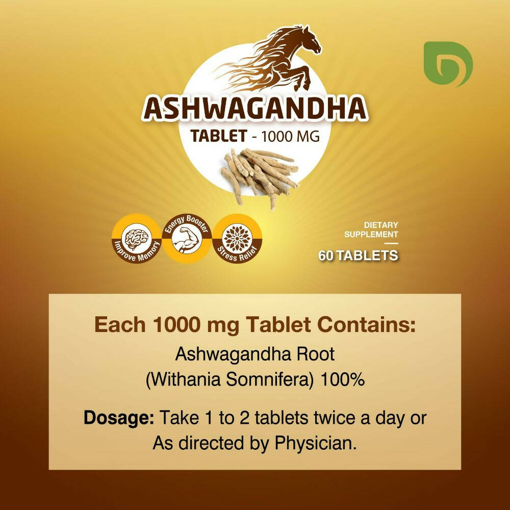 Dwibhashi Ashwagandha Tablets | Grocsy