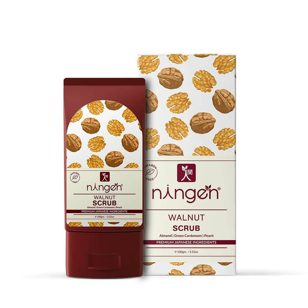 Ningen Walnut Face Scrub | Grocsy