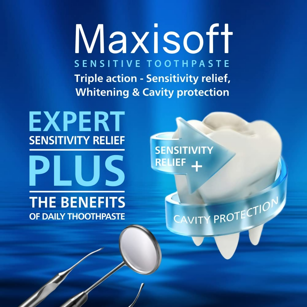 Maxisoft Sensitive Sensitivity Relief Toothpaste | Grocsy