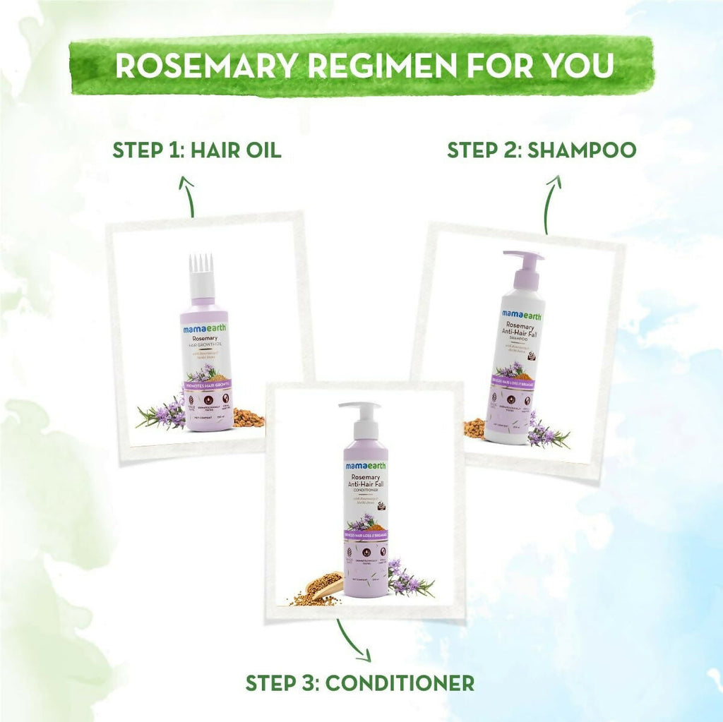 Mamaearth Rosemary Hair Care Kit | Grocsy