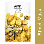 Nykaa Skin Secrets Exotic Indulgence Gold Sheet Mask For Revitalized & Youthful Skin | Grocsy