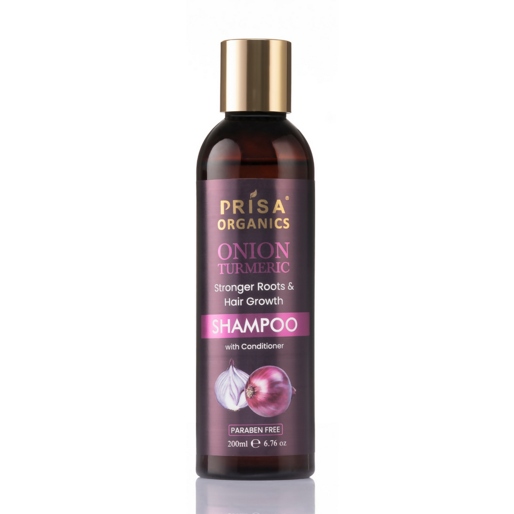 Prisa Organics Onion & Turmeric Shampoo | Grocsy