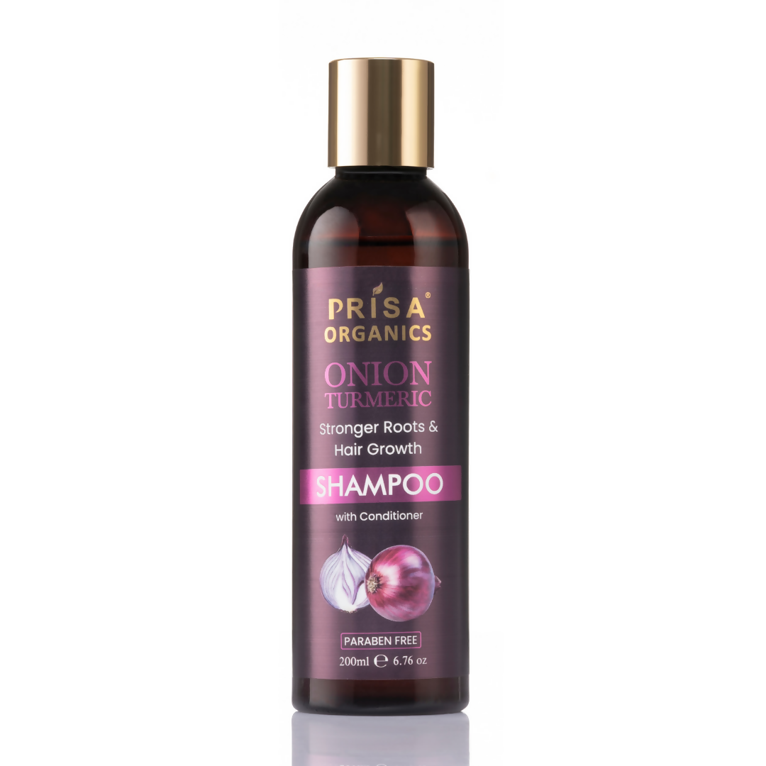 Prisa Organics Onion & Turmeric Shampoo | Grocsy