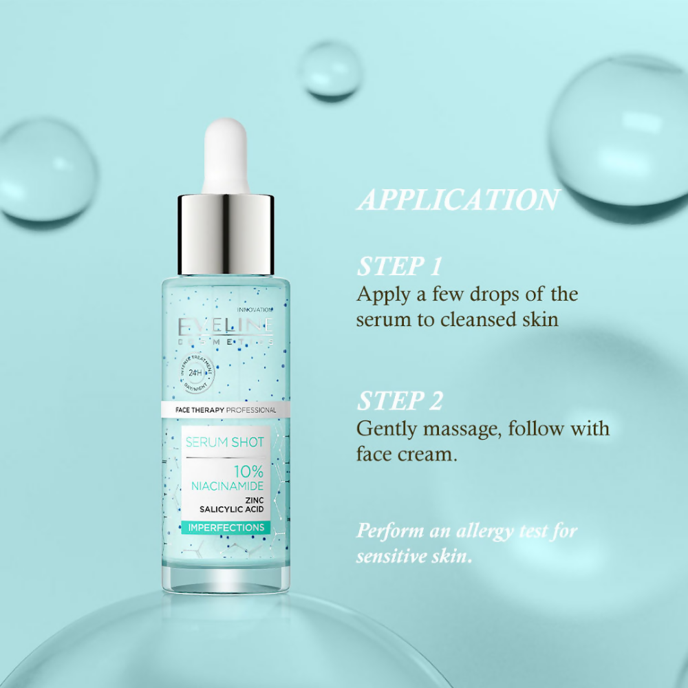 Eveline Cosmetics Serum Shot 10% Niacinamide Imperfections | Grocsy
