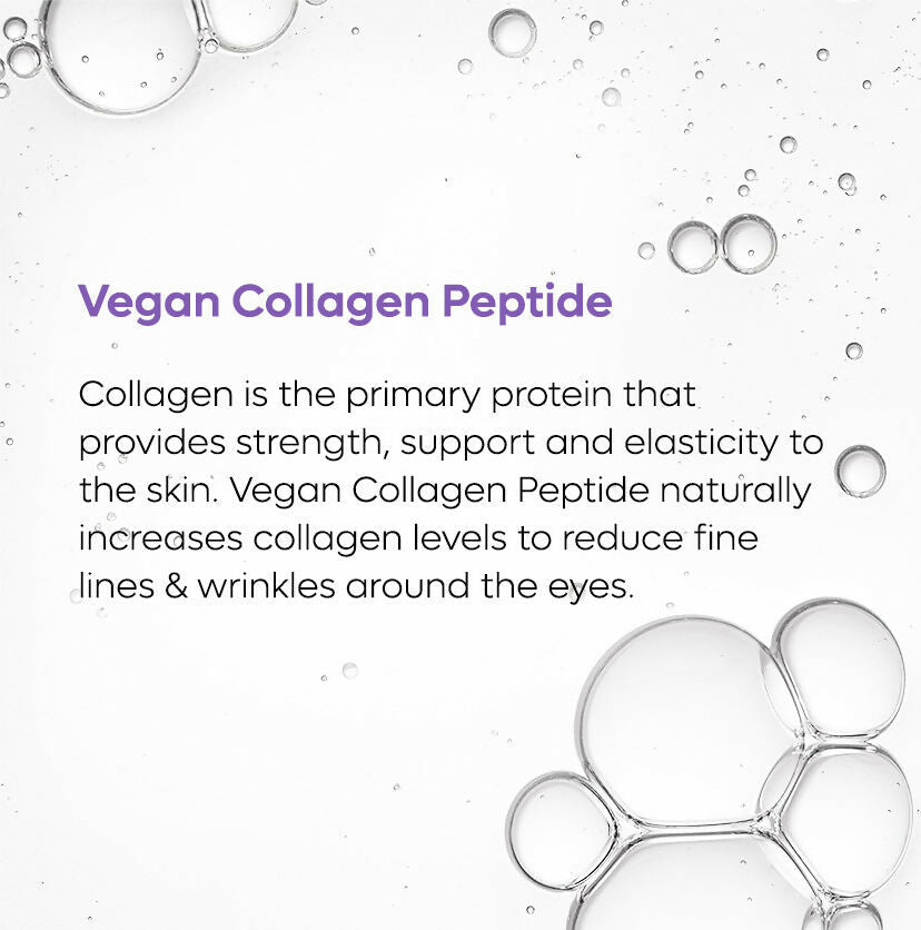mCaffeine Black Tea Hydrogel Under Eye Patches with Vegan Collagen Peptide - Anti-Ageing | Grocsy