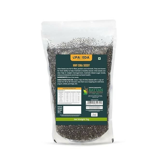 Upaveda Raw Chia Seeds | Grocsy