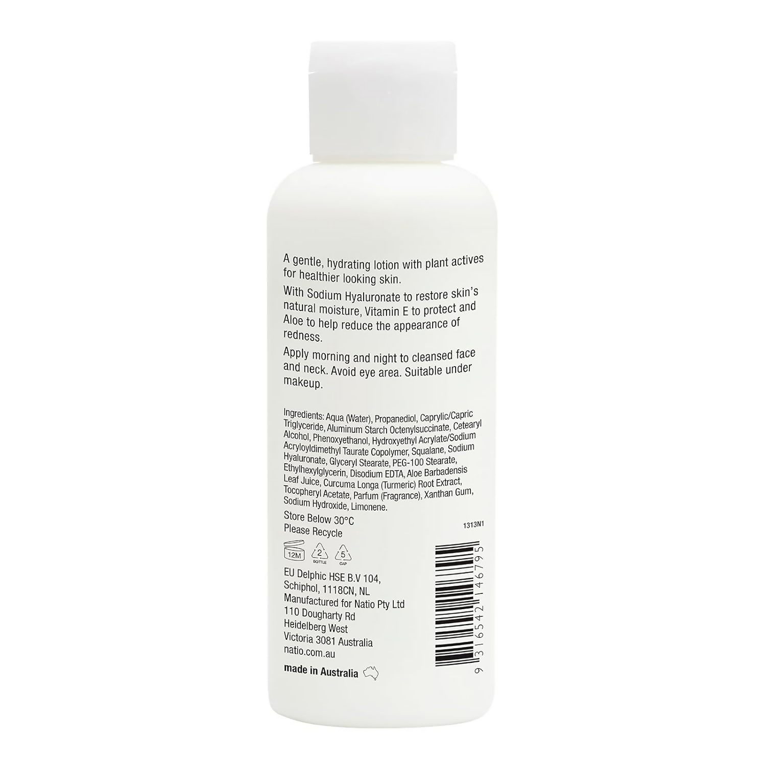 Natio Clear Shine Control Face Moisturiser | Grocsy