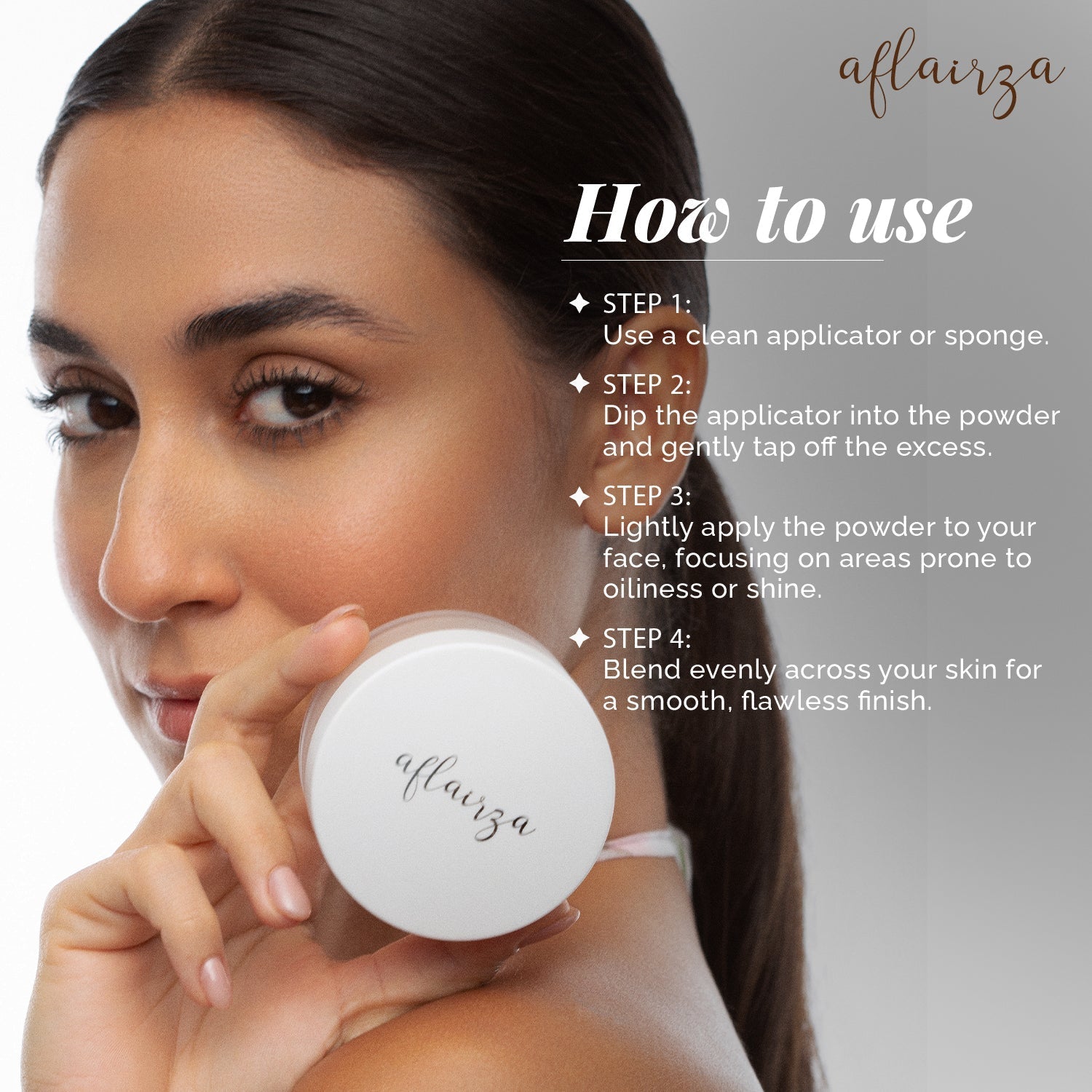 Aflairza Loose Setting Powder with Universal Shades for Long-Lasting Oil Control, Blurs Pores & Smooth Finish | Grocsy