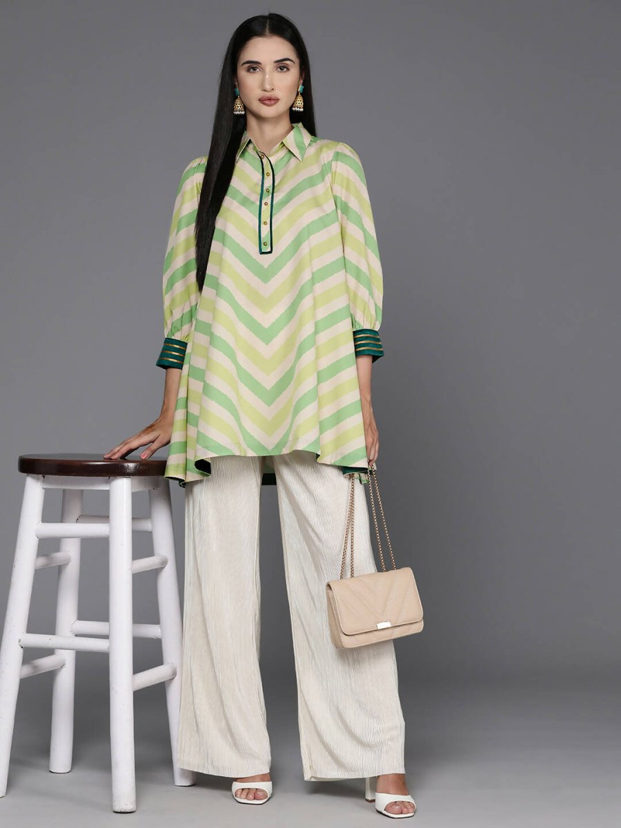 Ahalyaa Women's Traditional wear Tunic - Off White | Grocsy