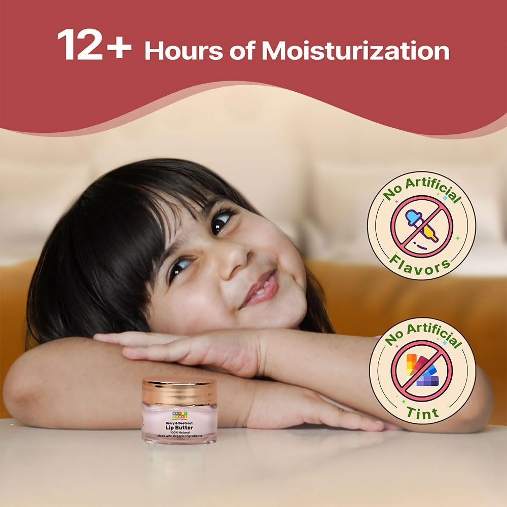 Herby Angel Baby Lip Balm - Nourishing Berry & Beetroot Lip Butter for Kids | Grocsy