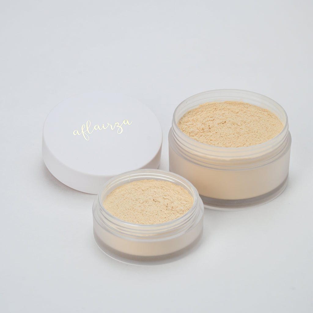 Aflairza Loose Setting Powder with Universal Shades for Long-Lasting Oil Control, Blurs Pores & Smooth Finish | Grocsy