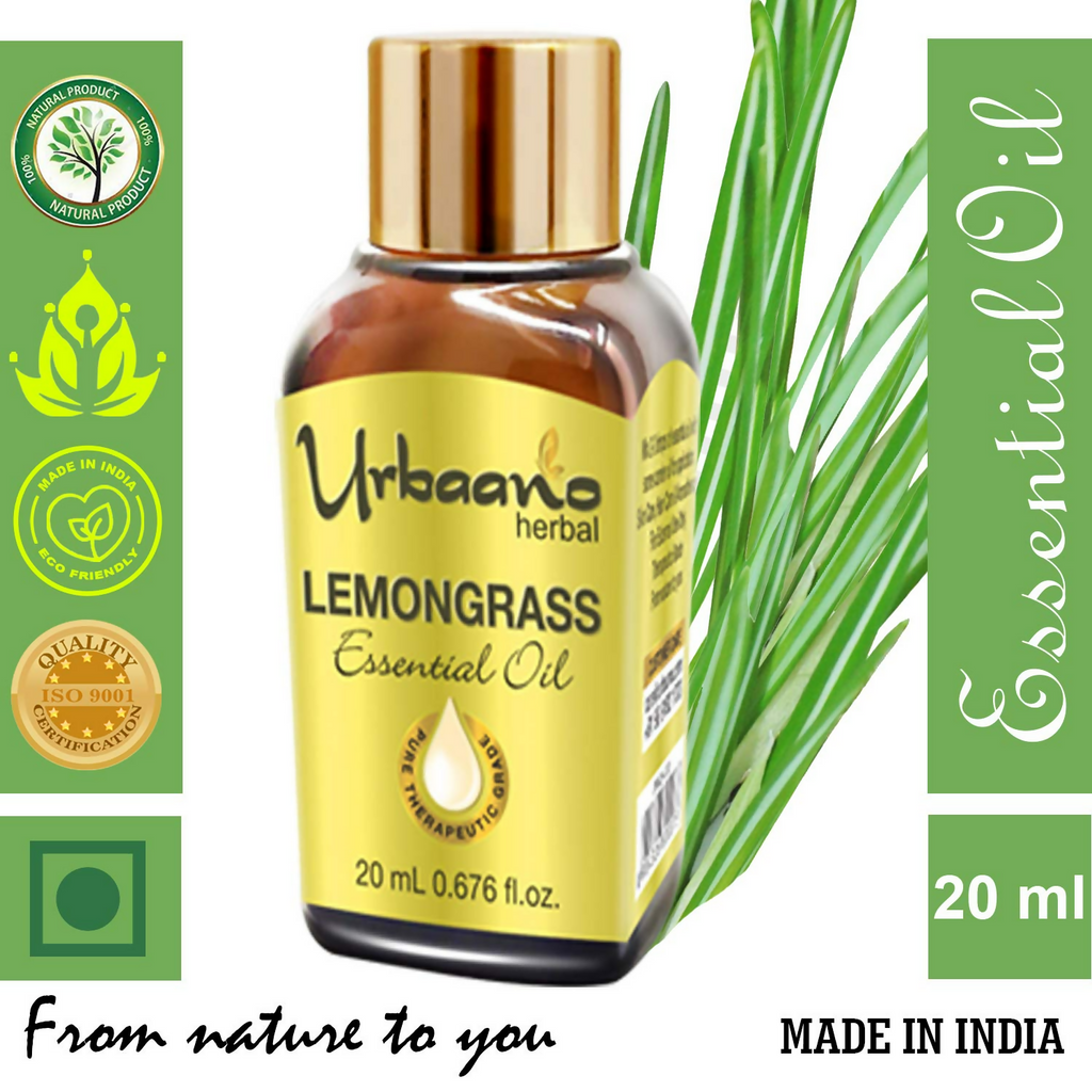 Urbaano Herbal Lemongrass Essential Oil | Grocsy