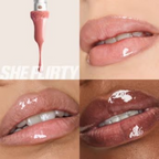 Huda Beauty Icy Nude Faux Filler Lip Gloss - She Flirty | Grocsy