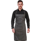 Kodenipr Club Kitchen Chef Apron For Men & Women-Chalk-Stripe | Grocsy