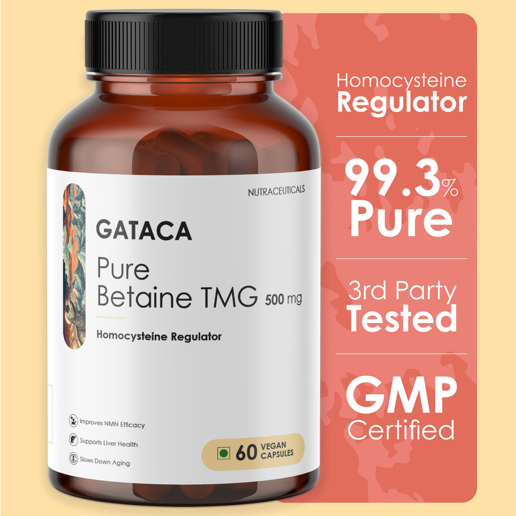GATACA Pure Betaine TMG - 500 mg Capsules | Grocsy