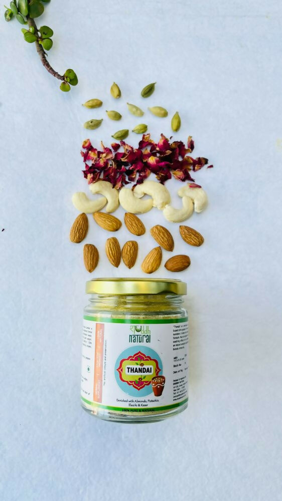 Shuddh Natural Ubtan Based Herbal Gulal | Ayurvedic Thandai Powder | Holi Gift Hamper | Grocsy