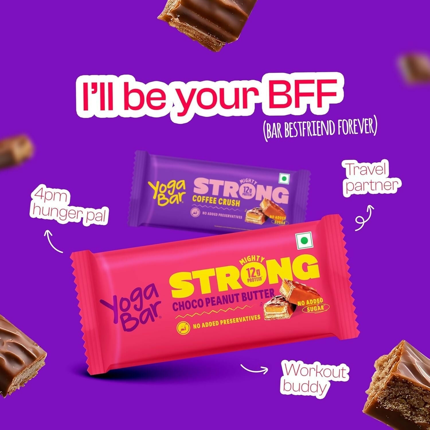 Yoga Bar Strong Choco Peanut Butter Bar | Grocsy