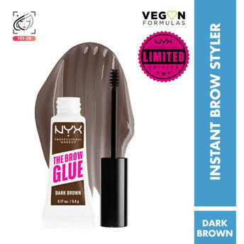 NYX Professional Makeup The Brow Glue Instant Long-Hold Eyebrow Styler - Brown | Grocsy