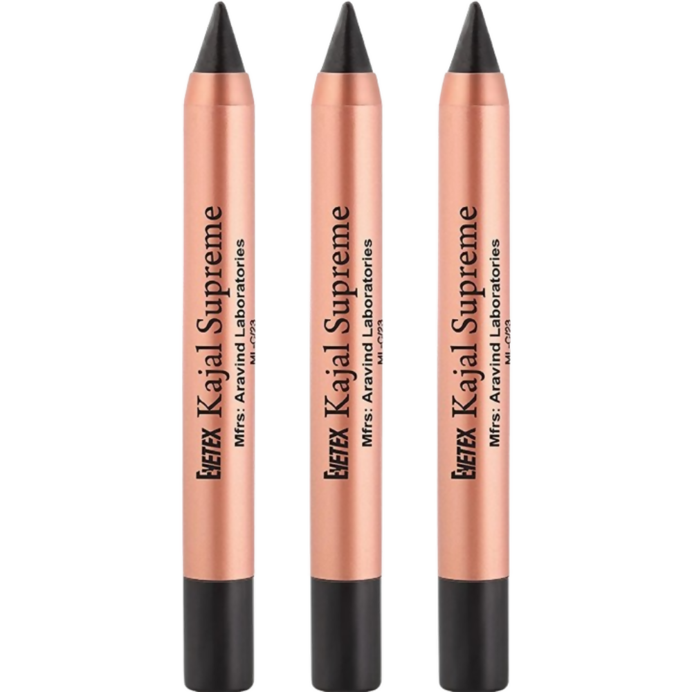 Eyetex Kajal Supreme Stick - Black | Grocsy