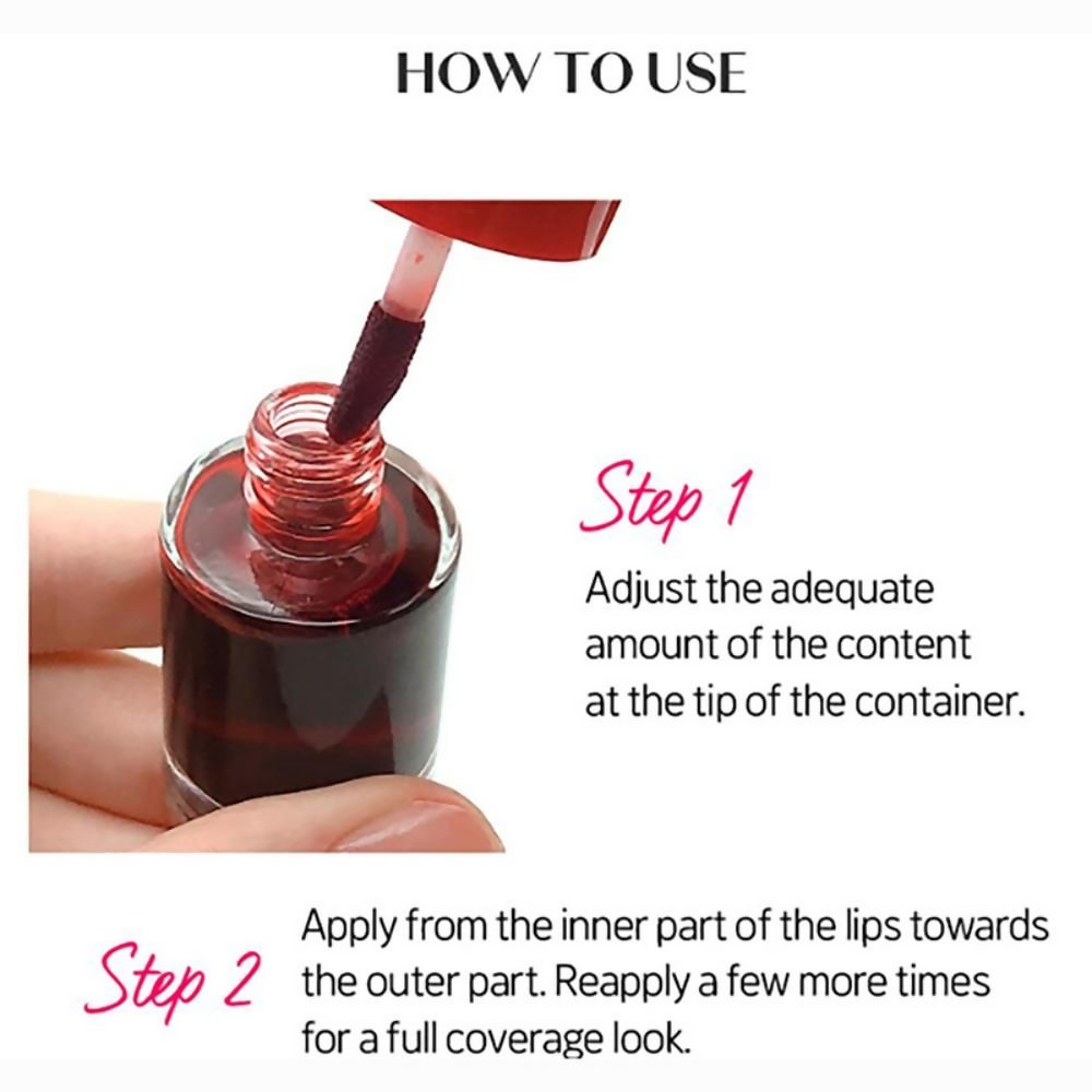 Etude House Dear Darling Water Gel Lip And Cheek Tint Lipstick - 02 Cherry Ade | Grocsy