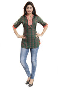 Snehal Creations Short Rayon Kurti | Grocsy