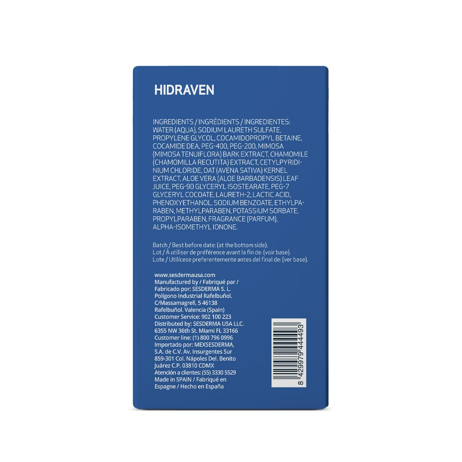 Sesderma Hidraven Foamy Soap Free Cream | Grocsy