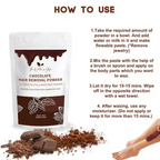 The Wellness Shop Chocolate Hair Removal Powder | Grocsy