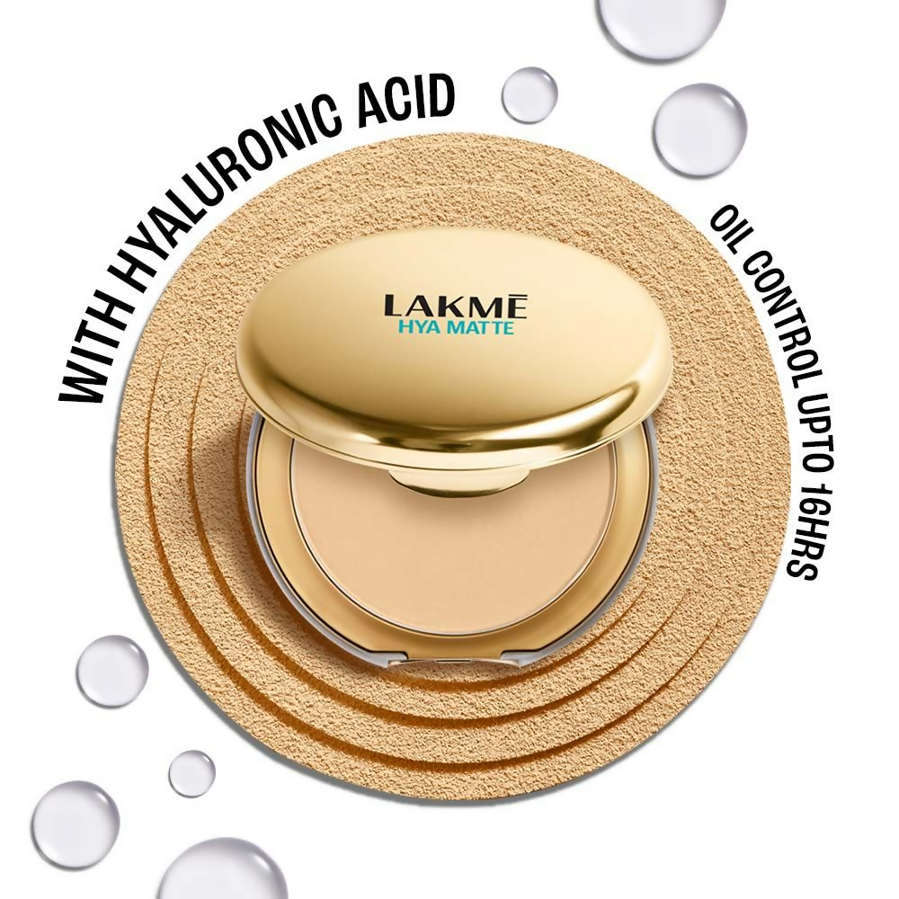 Lakme 9 To 5 Hya Matte Pressed Powder - Sand | Grocsy