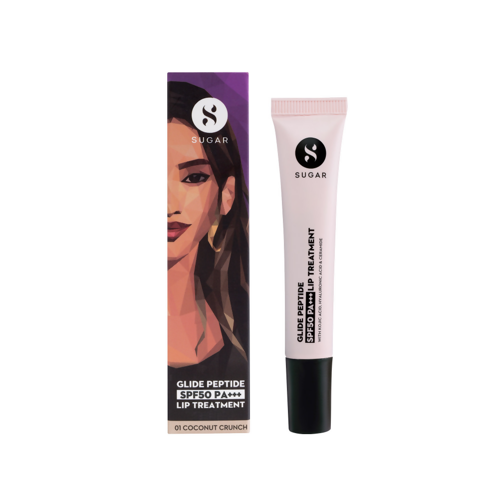 SUGAR Glide Peptide SPF50 PA+++ Lip Treatment - 01 Coconut Crunch | Grocsy