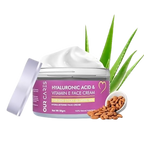 Our Cares Face Cream with Hyaluronic Acid & Vitamin E | Grocsy