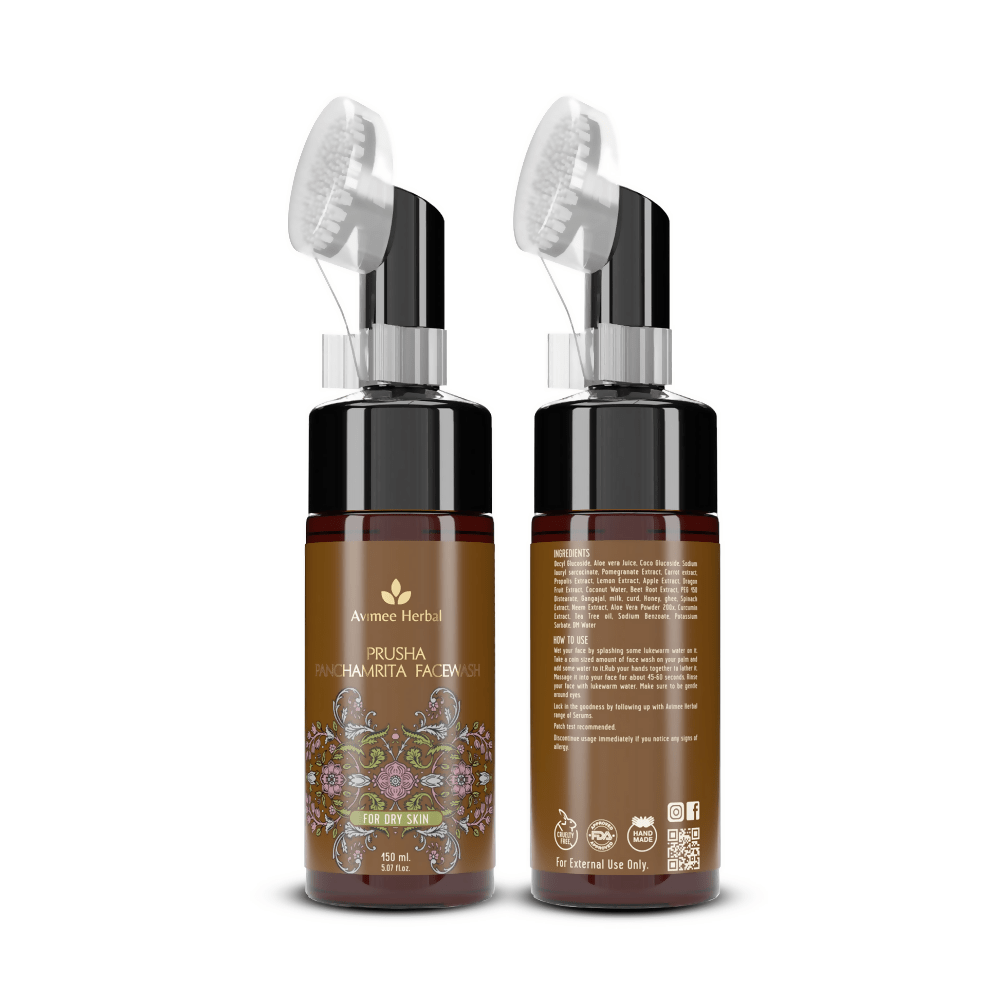 Avimee Herbal Prusha Panchamrita Face Wash | Grocsy