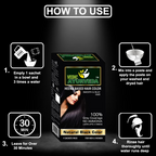 VedicAyurveda Natural Pure Henna Based Hair Color - Natural Black | Grocsy
