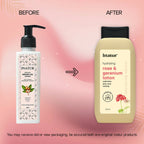 Inatur Rose and Geranium Lotion | Grocsy