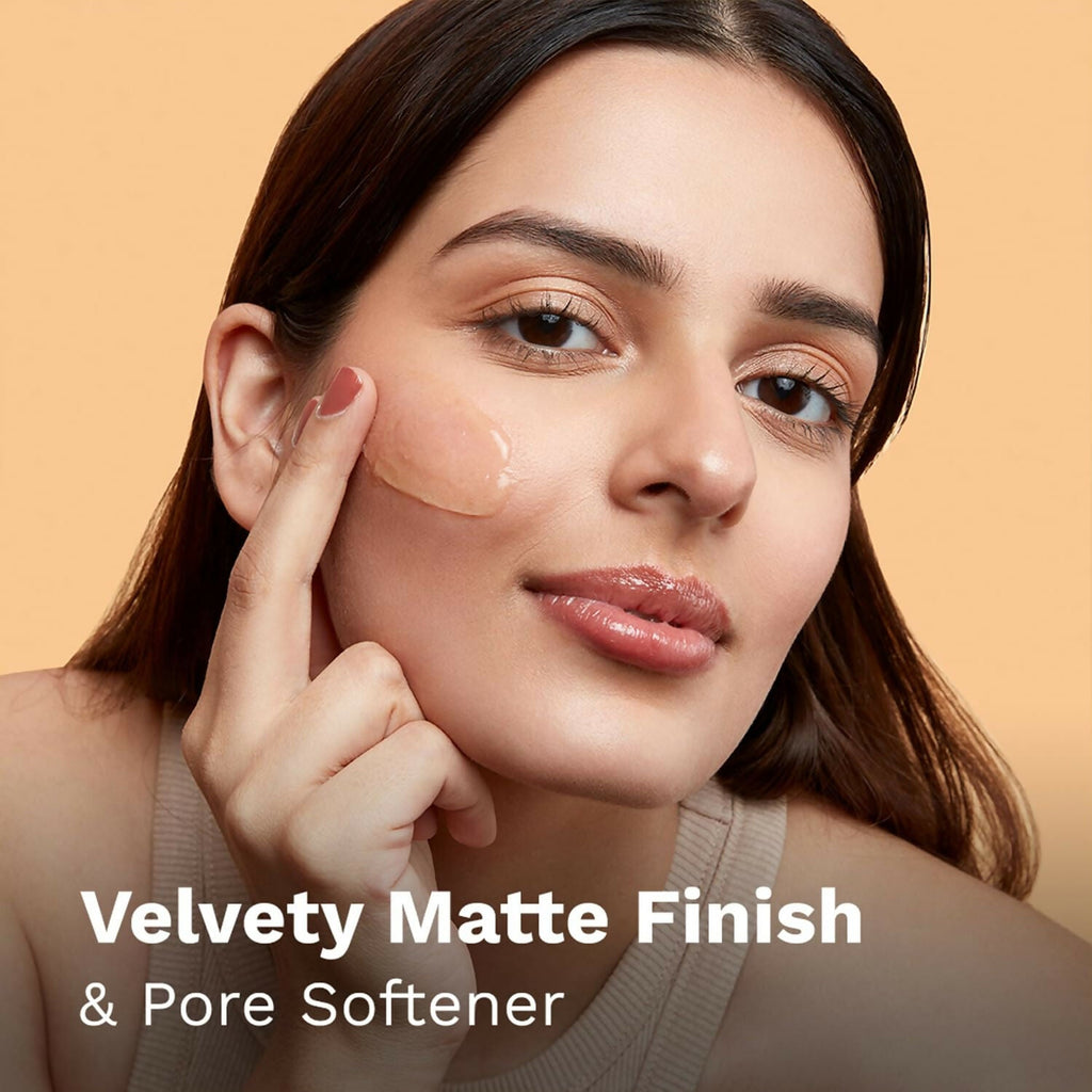 Pilgrim Glow Primer Pore Blurring Matte Finish Vitamin C Infused | Grocsy