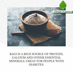 Village-Organica Ragi Flour Millet Flour | Grocsy