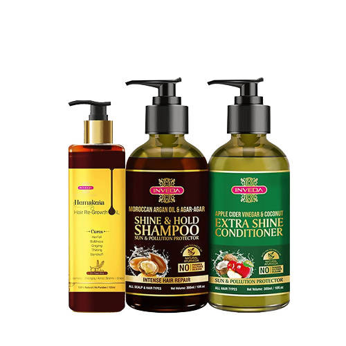 Inveda Advance Hair Fall Solution Kit | Grocsy
